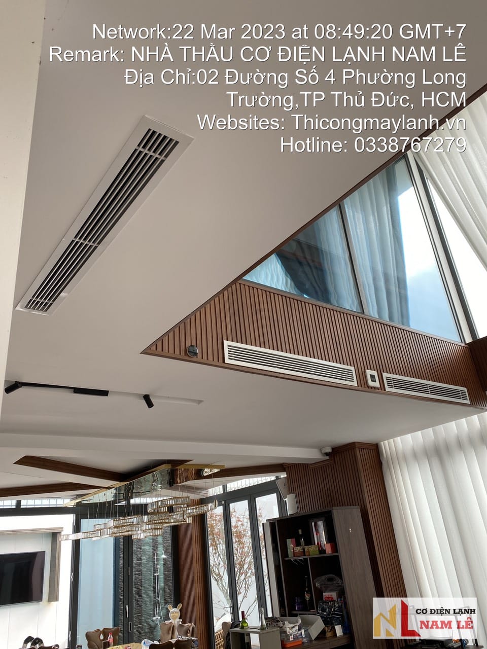 THI CÔNG MÁY LẠNH GIẤU TRẦN NỐI ỐNG GIÓ TẠI VINHOMES GRAND PARK QUẬN 9