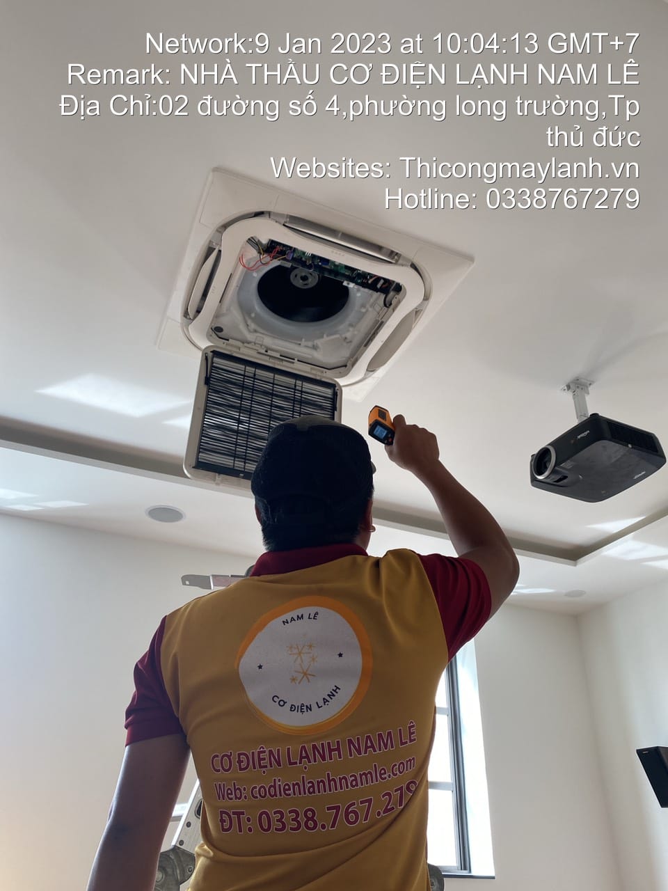 THI CÔNG MÁY LẠNH ÂM TRẦN TẠI BÌNH DƯƠNG
