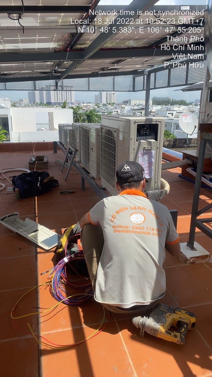 THI CÔNG LẮP ĐẶT ĐIỀU HÒA KHÔNG KHÍ TẠI QUẬN 5