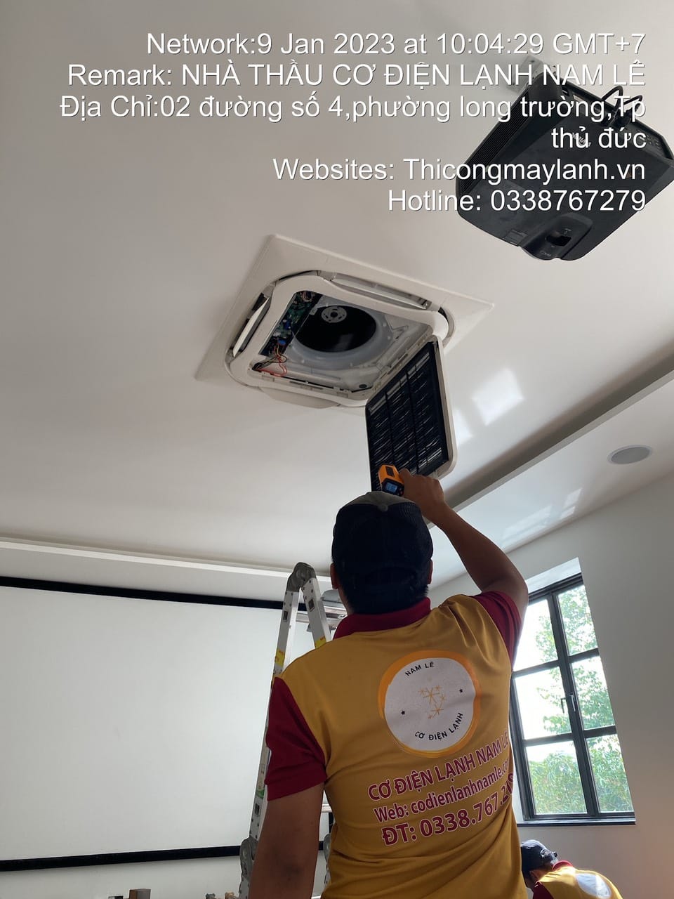 THI CÔNG MÁY LẠNH ÂM TRẦN TẠI BÌNH DƯƠNG