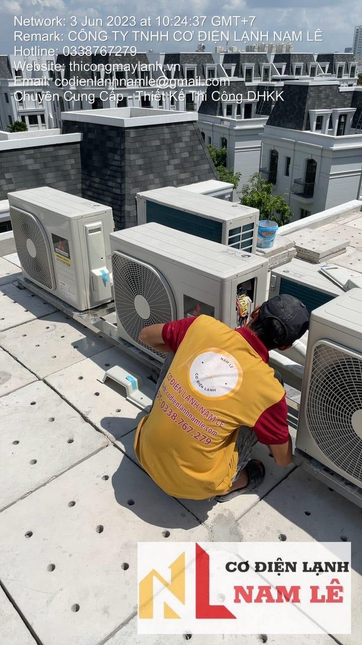 THI CÔNG MÁY LẠNH GIẤU TRẦN NỐI ỐNG GIÓ TP HCM