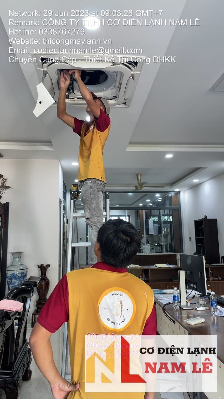 THI CÔNG MÁY LẠNH ÂM TRẦN