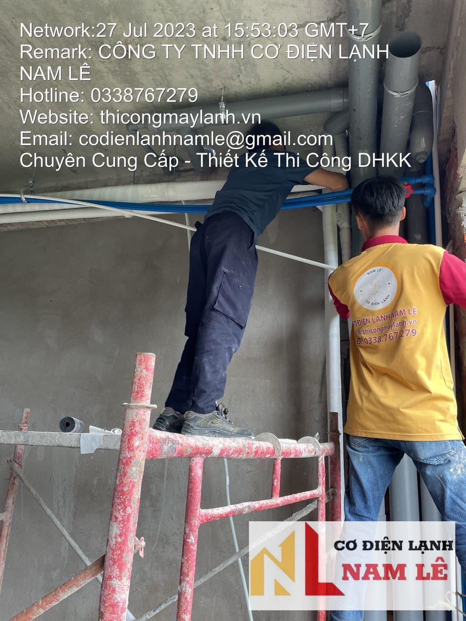 ĐIỆN LẠNH NAM LÊ – GIẢI PHÁP THI CÔNG MÁY LẠNH TRUNG TÂM