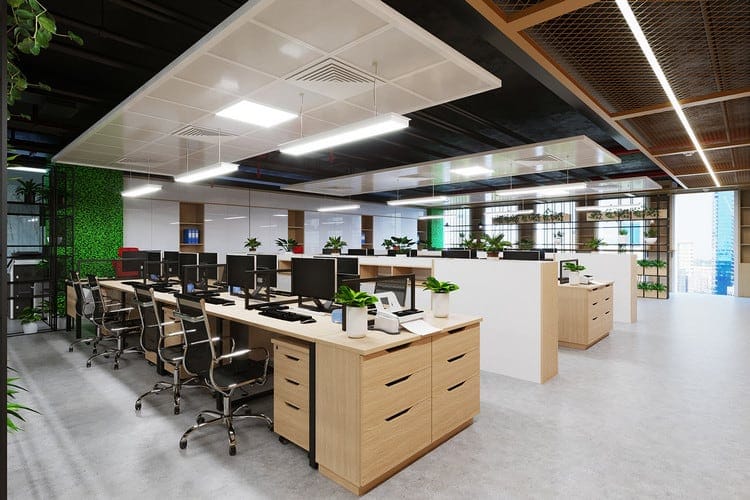 CÓ NÊN THI CÔNG MÁY LẠNH GIẤU TRẦN NỐI ỐNG GIÓ CHO VĂN PHÒNG CÔNG TY?